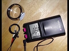 Estim - electro cum milking with sperm stopper