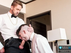 Wesley Woods bottoms for Connor Halsted to celebrate NY