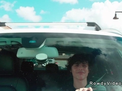 Elderly dude anal invasion humps young homosexual from online bang-out