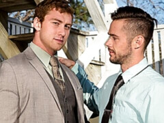 Steamy anal action with Connor Maguire and Mike Demarko