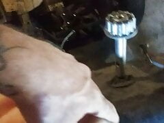Putting my cock in toy pussy
