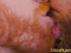 Executives enjoy sloppy blowjob before a rough analfucking
