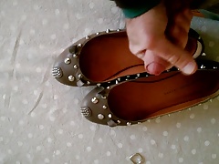 Cum in wifey flat shoes