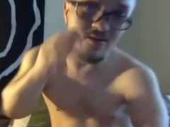 Yam-Sized Tiny Fellow Large Beef Whistle Fap Off Self Facial Cumshot Jizm
