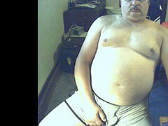 grandpa stroke on webcam