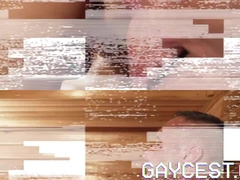 GAYCEST - Parent Ravages his Naughty Teenie Sonnie No Condom in Sauna