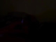 Blasting a big load in the dark