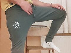 Pissing on my tracksuit