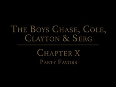 Powerful Men Dominate And Breed Their Boys With Cole Ryder, Clayton Hot And Chase Coxxx
