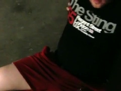 Getting real dirty during piss date in car park