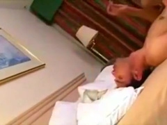 Hispanic eats & rides white man bare