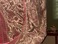 Satin saree of my bhabhi
