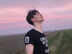 Wild teen adventure on a bicycle! 1 - Ride. 2 - Hot load! / Massive cock