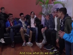 Rubax Video - 8 Horny Twinks Have Bareback Orgy After Skiing