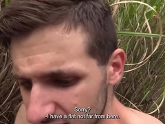 Horny Stranger Lures A Greedy Guy With Cash And Fucks Him Hard After A Bush Hookup