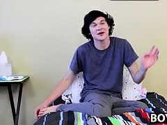 mind-blowing Justin Cummings inserts his rear entrance with a dildo