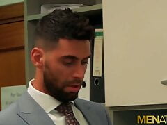 MENATPLAY Suited Men Dani Robles And Mick Stallone Anal Fuck