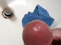Stroking my cock