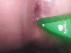 Gay boy take dildo in her ass