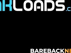 Jack stands and plunges his heavy dick and lustfully thrusting in and out into Romeo