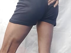 Indian Ass Hole Self Fuck Standing
