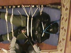 Straitjacket, restraining, NeonWand and enjoying