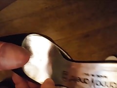 Cum in high heels