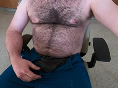 Calmly draining off at work