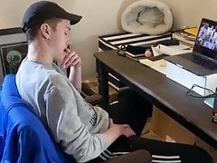Busting a nut just before dad comes in