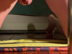 Caressing my guts arched over until I come stiff