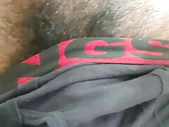Desi Bhabhi jerk my cock in bathroom