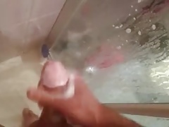 Shower wanking