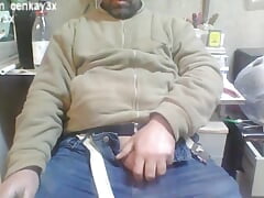 Turkish Bear Daddy Is on Live Broadcast