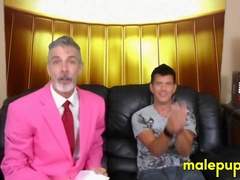 Jezz Drizzle will get a food tickle when he gets the wrong answer on a game show