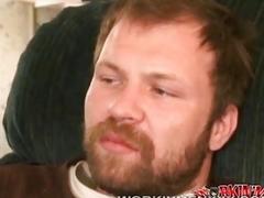 Ex-con Jerks Off