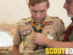 Youngster Homo Offers His Butt To Scout Sir