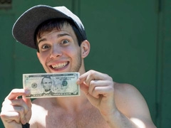 Skater twink enjoys outdoor POV anal