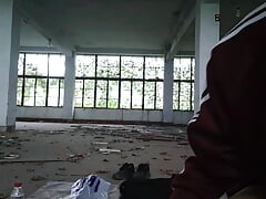 Asian cute Boys Ruin factories Masturbation controlled shot ejaculation Eat cum