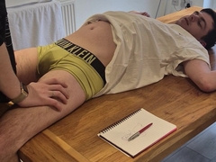 Dousing Myself on His Lap