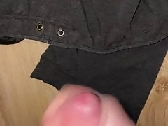 Cumming on my black pants