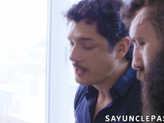 Rocky Vallarta helps Markus Kage release juices with their stepdads