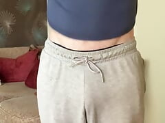 Task Borrow apprentices boxers and sport shorts and model them