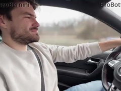 nearly crashed the truck when I jacked him off