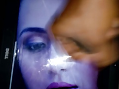indian slut trisha krishnan cum tribute by black cock