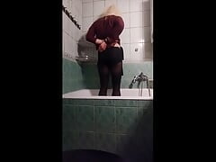 teen whore chokes on a fat cock