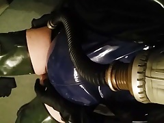 gasmask and rubber fun