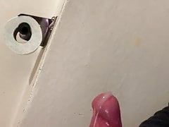 Solo handjob cum