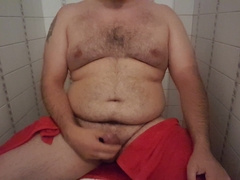 Cub masturbating off in the toilets