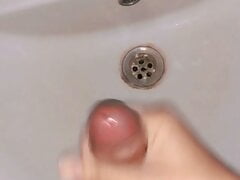 horny in the bathroom