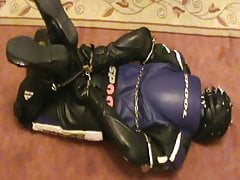 Hogcuffed leather bikerslave again